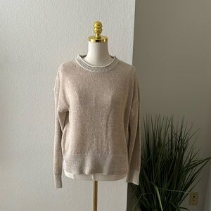 J. Crew Women’s Relaxed Cotton-linen Blend Beach Sweater - Size Small | NWT
